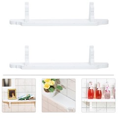 2Pcs Mini House Storage Rack Models White Storage Racks Miniature Furniture
