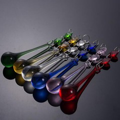 12Pcs Colorful Raindrop Prisms Pendants Lighting Glass Crystal Chandelier Lamp