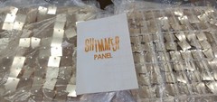 Shimmer Wall 24 Panels 12” X 12” (Golden Yellow)