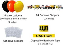 Construction Birthday Party Supplies Dump Truck Party Decorations Set 59 pack