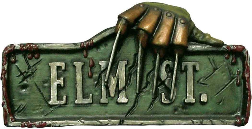Nightmare on Elm Street Plastic Molded Sign Halloween Party Wall Decoration