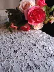 Quasimoon Vintage White Lace Style No.2 Table Runner (12 x 108) by PaperLante…