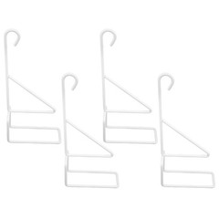 4pcs Fence Hooks: Wrought Iron Planter Hangers for Hanging Lanterns Baskets,