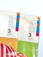 2 Packages Spritz Paper Lanterns Polka Dots Stripes 6 Total Party Decorations