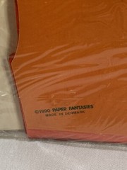 Vintage Halloween Honeycomb Centerpiece Spider/Web Paper Fantasies NOS Denmark