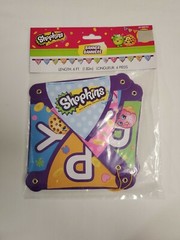 Shopkins Party Supplies Bundle, Photo Props, Banner, Loot Bags & Napkins BNWT!