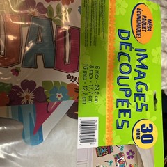 HAWAIIAN LUAU TIKI CUTOUT DECORATIONS (30) ~ Birthday Party Supplies Flamingo