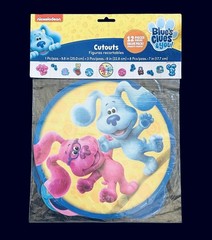 Blues Clues Character Cut-outs For Party Playrooom Decor 12pc New
