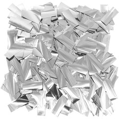 60g Silver Foil Metallic Strips Table Confetti Scatter Sprinkles Sequins