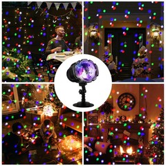 Christmas Snowfall Projector Lights, Multi Colors Holiday Lights with Remote …