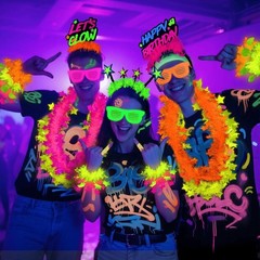 Mega-L 12 Pcs Glow in The Dark Party Bracelet, Glow in The Dark Party Supplie…