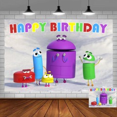 Storybots Party Supplies Birthday Decorations Backdrop Banner Background 5x3ft