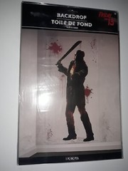 JASON VOORHEES Friday the 13th Scene Setter Party Backdrop Wall Horror Movie NEW