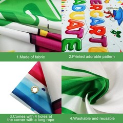 Kindergarten Graduation Backdrop – 72×44 Inch | Grad Backdrop | Kindergarten Gr