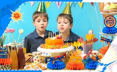 Dart War Honeycomb Centerpieces Dart War Party Decorations Gun Table Supplies