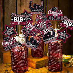 Graduation Table Decorations Maroon White/Maroon Graduation Decorations Class of