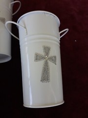 First Communion 7 Containers 3 Crosses Decorations DIY Religious Party