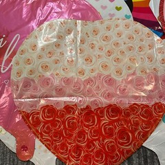 Valentine’s Day Balloons 16 Pack Foil Love Heart Cute Bouquet Fun Gift New