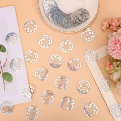 100pcs Glitter Disco Ball Table Confetti, Disco Theme Party Confetti for Bachelo