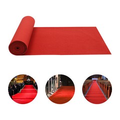 33ft Red Carpet Runner Hollywood Birthday Party Decoration Nonslip Runway Rug