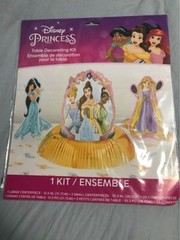 Disney Princess Table Decorating Kit Birthday Party Decoration 3pcs + Confetti