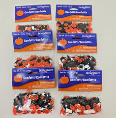NEW! Assorted Halloween Trick or Treat Party Confetti *LOT OF 6*