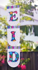 Ramadan / Eid DIY Banner Kit (Tile Motif) Islamic Muslim Holiday Decoration