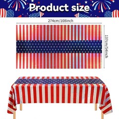 Iridescent 250th Anniversary Tableware Kit for 20 – Perfect for 4th of July