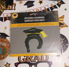 Graduation Party Supplies. Decorations, stickers, clings, plates, napkins, glass