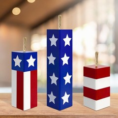 4th of July Fireworks Decorations for Indoor 250th Anniversary USA Patriotic