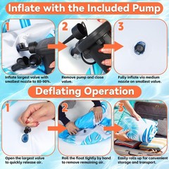 New Inflatable Pool Floaties Adult with 50W Air Pump,Heart Shape Float Chair Cup