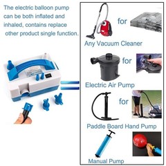Balloon Pump ,Pump for Balloons,Portable Dual Nozzle Balloon Inflator/Blower …