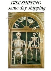 Halloween Haunted House Scene Setter Help ME Bloody Hands photo prop backdrop