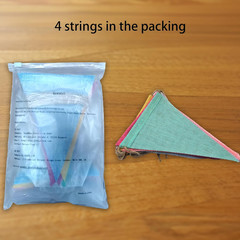 4 Pack Pastel Pennant Banner Flags Triangle Garland Party Birthday Decor