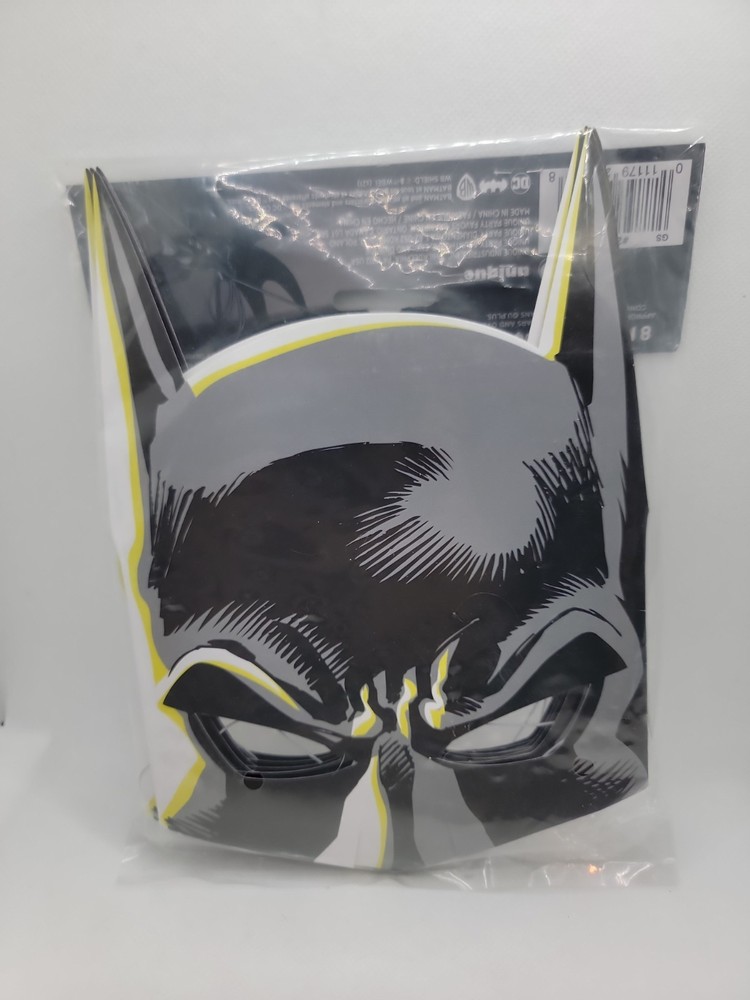 Batman Paper Birthday Party Masks 8 Count DC Comics by Unique
