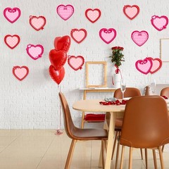 60 PCS Paper Heart Cutouts For Bulletin Board Classroom School Wall Decor