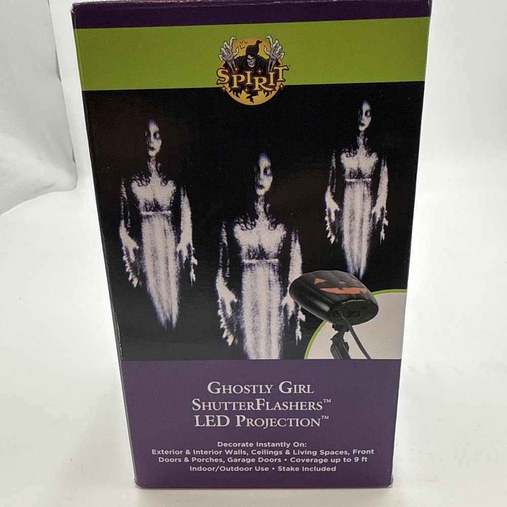 Shutter Flashers™ Spooky Female Projection Spotlight – LightShow® Halloween LED