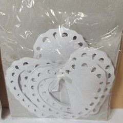 Vtg Good Old Values Wedding Decor Honeycomb Centerpiece/Garland/Spiral Cutouts