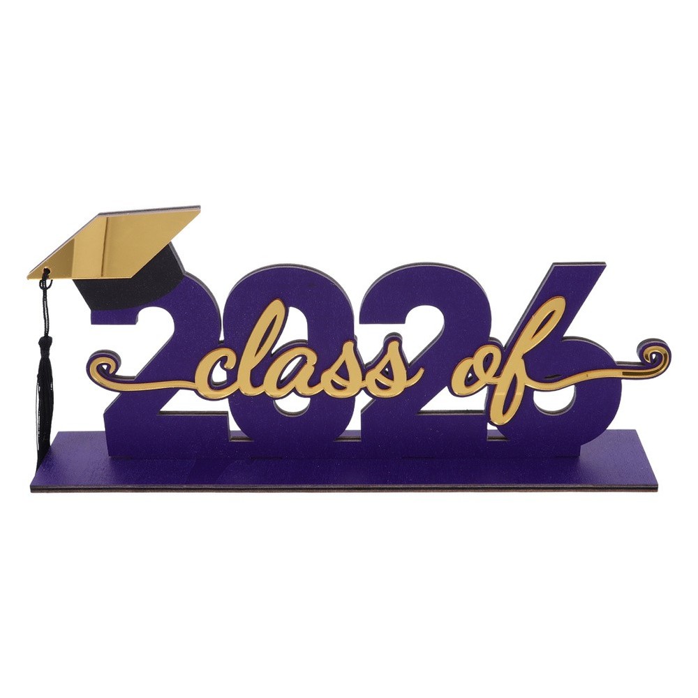 2 Pcs Graduation Season Commemorative Display Decoration Desktop of