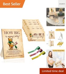 Fun ‘How Big Is Mommy’s Belly?’ Game Set for 36 Guests – Winnie Bear Theme