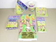 Ally McBeal The Dancing Baby Party Supplies Lot New in Package 1998 Hats Cups