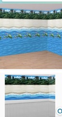 Beach Scene Setters Room Roll, 48″ x 40′