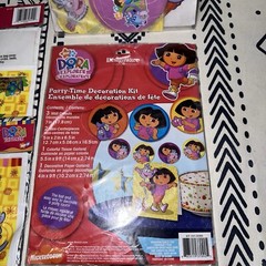 Y2K 2008 Nick Jr Dora The Explorer Party Supplies Kit Sets & Treat Bags