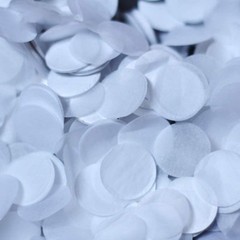 5000 PCS White Confetti 1 Inch Paper Circles Table Wedding Birthday Decor