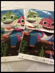 Baby Shark Tablecloth & Backdrop Set