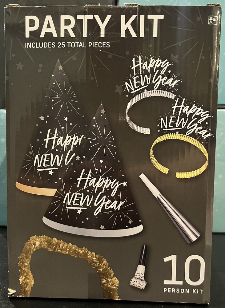 Happy New Year Party Kit – 25 Pieces