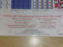 Art Deco Designs, Gift Wraps, by A.D. and M.P. Verneuil, 12 Patterns, 16 Sheets