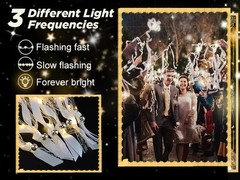 HONLYNE 200PCS Light up Wands for wedding, Wedding Wands Streamers with 3 Col…