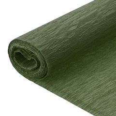 2Pcs Crepe Paper, 7.9ft Long 20 Inch Wide Army Green Crepe Paper Roll