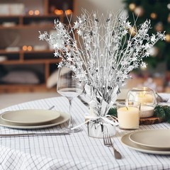 3 PCS Silver Metallic Foil Spray Star Burst Centerpieces Table Decor Grad
